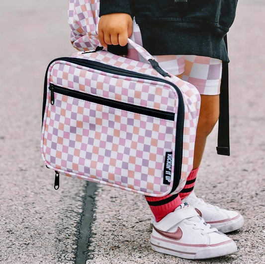 •Pre-Order• Pink Checkered Lunch Box