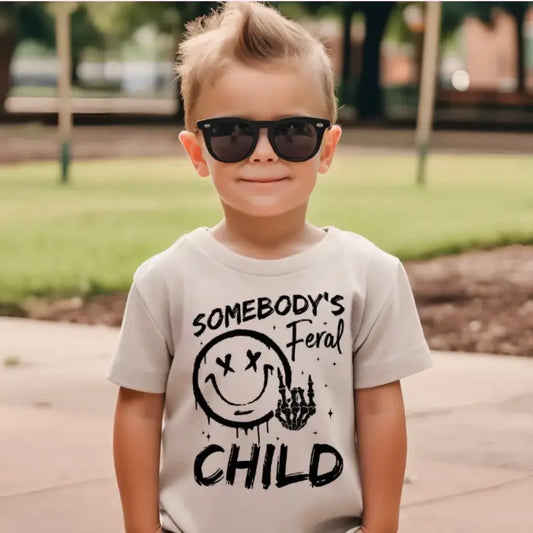 •Pre-Order• Somebodys Feral Child | Toddler Tee