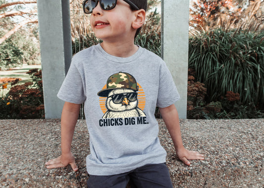 •Pre-Order• Chicks Dig Me | Toddler Graphic T-Shirt