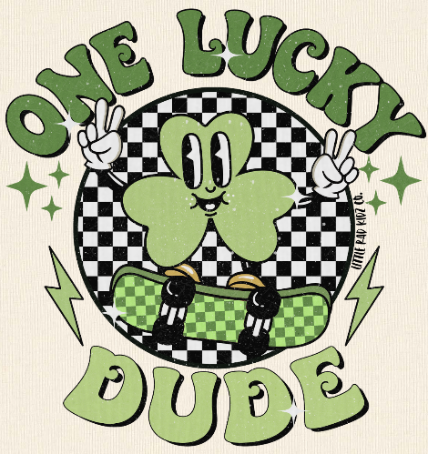 One Lucky Dude | Infant Graphic Onesie