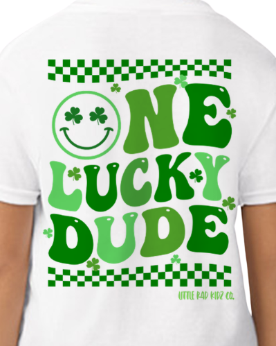 One Lucky Dude | Youth Graphic T-Shirt