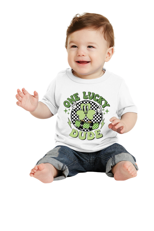 One Lucky Dude | Infant Graphic T-Shirt