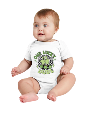 One Lucky Dude | Infant Graphic Onesie