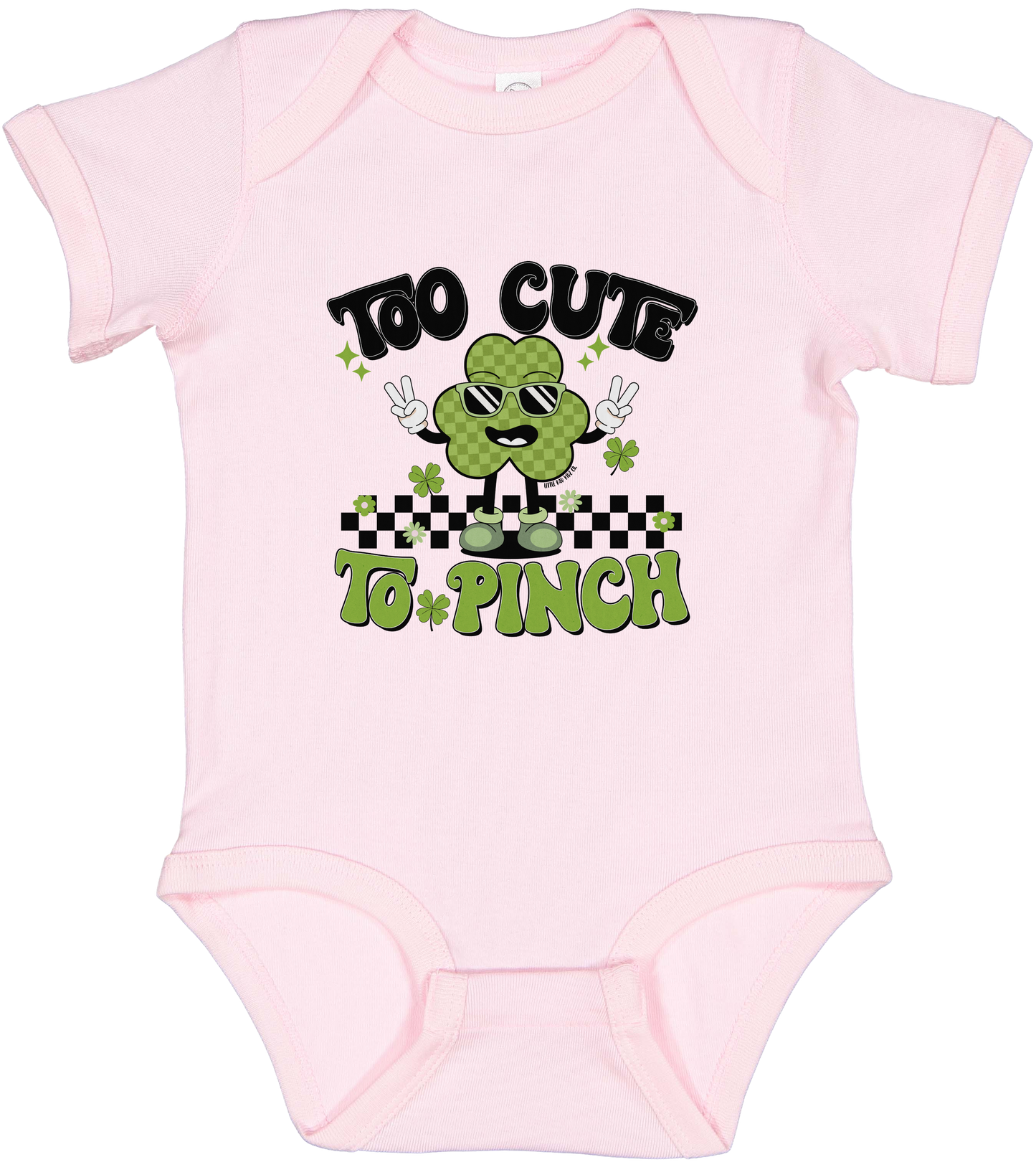 Too Cute To Pinch | Infant Graphic Onesie